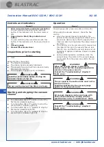 Preview for 11 page of Blastrac BDC-122H Instruction Manual