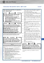 Preview for 14 page of Blastrac BDC-122H Instruction Manual