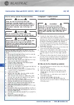 Preview for 15 page of Blastrac BDC-122H Instruction Manual