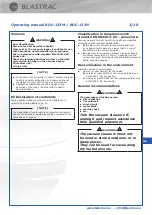 Preview for 4 page of Blastrac BDC-133H Instruction Manual