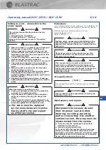 Preview for 6 page of Blastrac BDC-133H Instruction Manual