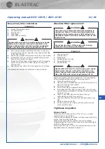 Preview for 12 page of Blastrac BDC-133H Instruction Manual