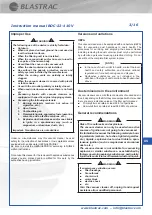 Preview for 5 page of Blastrac BDC-22-110V Instruction Manual