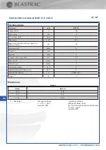 Preview for 8 page of Blastrac BDC-22-110V Instruction Manual