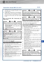 Preview for 11 page of Blastrac BDC-22-110V Instruction Manual