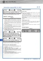 Preview for 12 page of Blastrac BDC-22-110V Instruction Manual