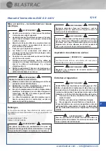 Preview for 23 page of Blastrac BDC-22-110V Instruction Manual