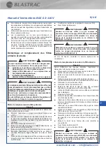 Preview for 27 page of Blastrac BDC-22-110V Instruction Manual