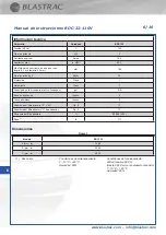 Preview for 40 page of Blastrac BDC-22-110V Instruction Manual