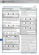 Preview for 42 page of Blastrac BDC-22-110V Instruction Manual