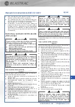 Preview for 43 page of Blastrac BDC-22-110V Instruction Manual