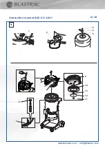 Preview for 56 page of Blastrac BDC-22-110V Instruction Manual