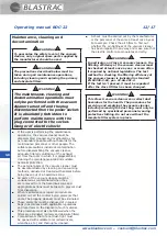 Предварительный просмотр 15 страницы Blastrac BDC-22 Operating Manual