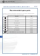 Preview for 16 page of Blastrac BDC-23-110V-P Instruction Manual