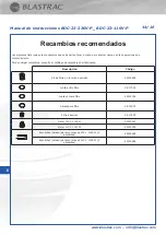 Preview for 48 page of Blastrac BDC-23-110V-P Instruction Manual