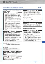 Preview for 7 page of Blastrac BDC-24-230V-P Instruction Manual