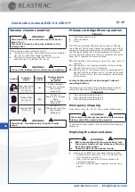 Preview for 10 page of Blastrac BDC-24-230V-P Instruction Manual