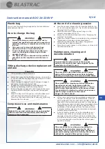 Preview for 11 page of Blastrac BDC-24-230V-P Instruction Manual