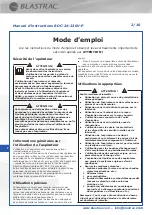 Preview for 20 page of Blastrac BDC-24-230V-P Instruction Manual