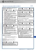 Preview for 39 page of Blastrac BDC-24-230V-P Instruction Manual