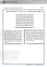 Preview for 60 page of Blastrac BDC-24-230V-P Instruction Manual