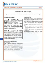 Preview for 4 page of Blastrac BDC-3155HCA Instruction Manual