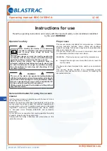 Preview for 20 page of Blastrac BDC-3155HCA Instruction Manual