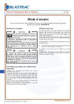 Preview for 36 page of Blastrac BDC-3155HCA Instruction Manual