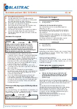 Preview for 63 page of Blastrac BDC-3155HCA Instruction Manual