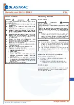 Preview for 69 page of Blastrac BDC-3155HCA Instruction Manual