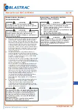 Preview for 77 page of Blastrac BDC-3155HCA Instruction Manual