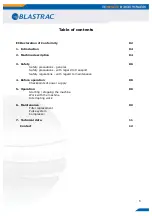 Preview for 3 page of Blastrac BDC-655 Operating Manual