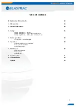 Preview for 3 page of Blastrac BDC-99 Operating Manual