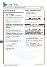 Preview for 10 page of Blastrac BDC1330 DBP Instruction Manual