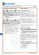 Preview for 14 page of Blastrac BDC1330 DBP Instruction Manual