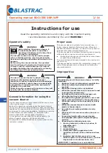 Preview for 18 page of Blastrac BDC1330 DBP Instruction Manual