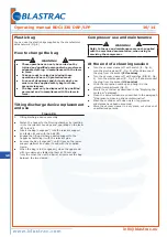 Preview for 26 page of Blastrac BDC1330 DBP Instruction Manual