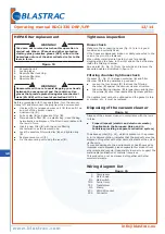 Preview for 28 page of Blastrac BDC1330 DBP Instruction Manual