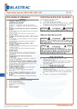 Preview for 38 page of Blastrac BDC1330 DBP Instruction Manual