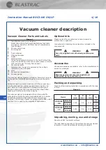 Preview for 22 page of Blastrac BDC3140 Instruction Manual