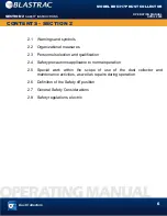 Preview for 6 page of Blastrac BDC317P Manual