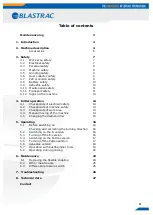 Preview for 3 page of Blastrac BG-250 TWIN Operating Instructions Manual