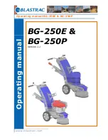 Blastrac BG-250E Operating Manual предпросмотр