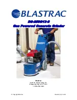 Blastrac BG-250G13-S Operating Instructions Manual preview