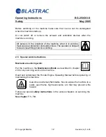 Предварительный просмотр 13 страницы Blastrac BG-250G13-S Operating Instructions Manual