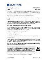 Предварительный просмотр 14 страницы Blastrac BG-250G13-S Operating Instructions Manual