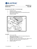 Preview for 48 page of Blastrac BG-250G13-S Operating Instructions Manual