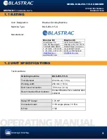 Preview for 3 page of Blastrac BGS-250-115-S Operating Manual