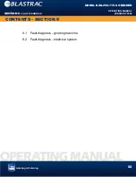 Preview for 52 page of Blastrac BGS-250-115-S Operating Manual