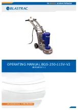 Blastrac BGS-250-115V-V2 Operating Manual preview